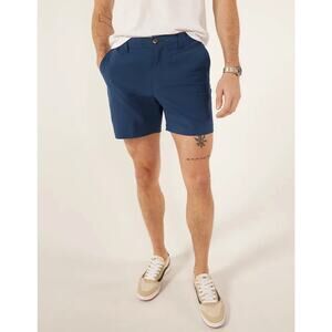 Chubbies 6" Performance Shorts Navy Blue Stretch Hybrid Mens Size XL